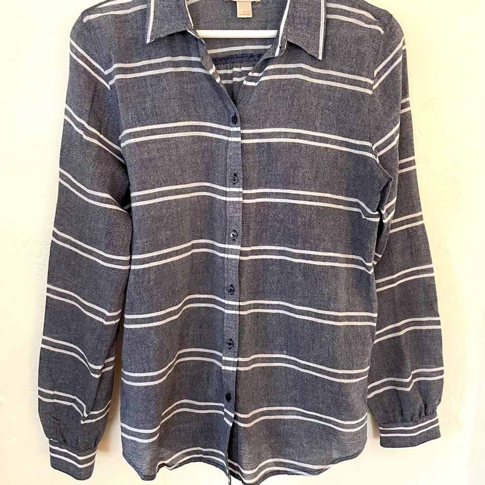 Loft striped blouse
